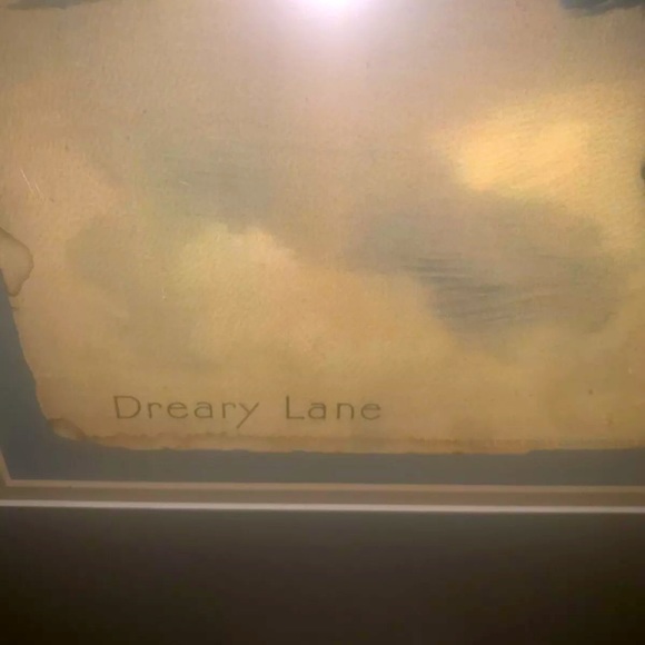 Vintage die cut DREARY LANE by Sydney Griffin - Picture 7 of 10